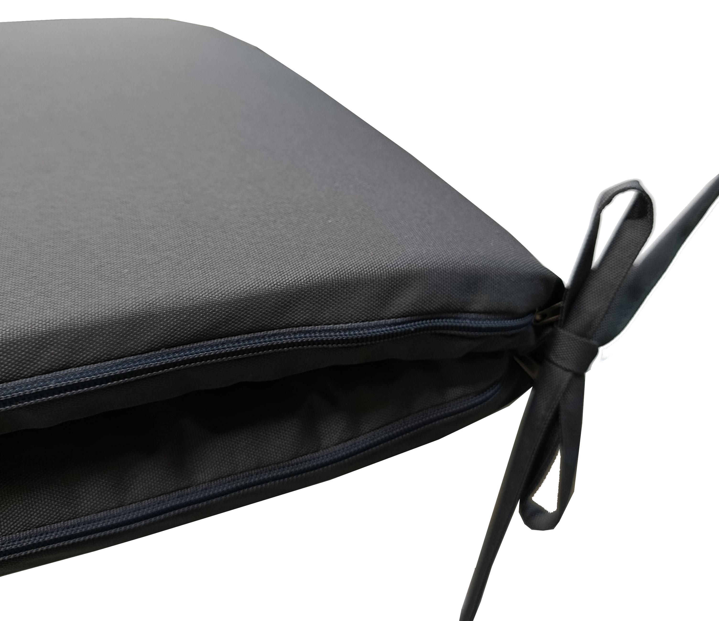 Матрас для шезлонга eGarden RIO 195x58x4 см Графитовый (5883) - фото 2 Матрас для шезлонга eGarden RIO 195x58x4 см Графитовый (5883) - фото 2