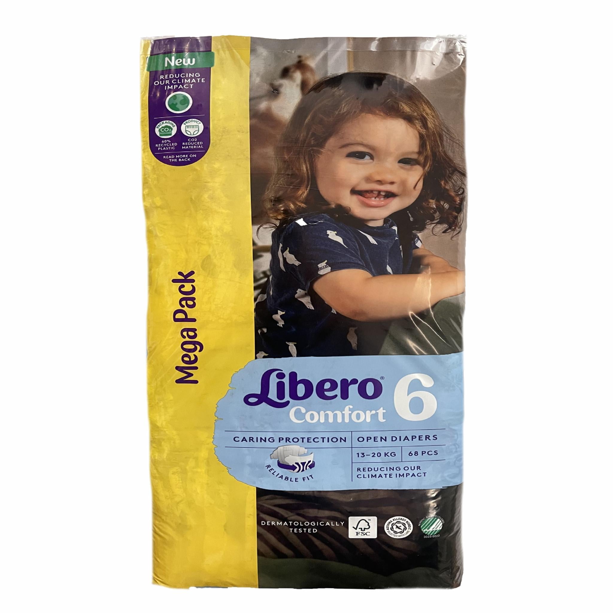 Подгузники детские Libero Comfort 6 13-20 кг 68 шт. (662a26b9ab450445be422361)
