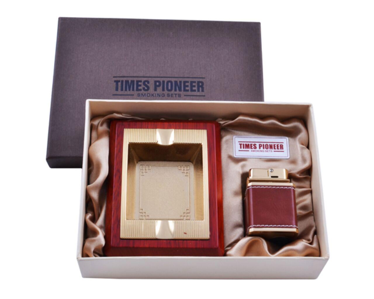 Попільничка та запальничка Ionic 2в1 Brown (n3621)