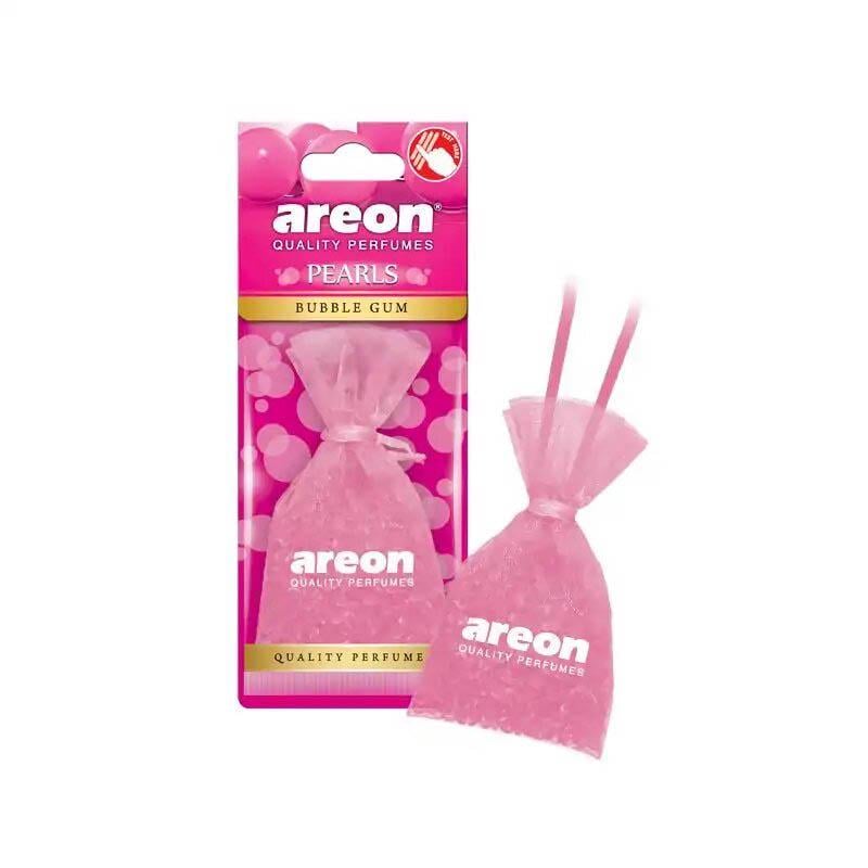 Ароматизатор Areon Pearls Бабл Гам Черный мешочек (077224)