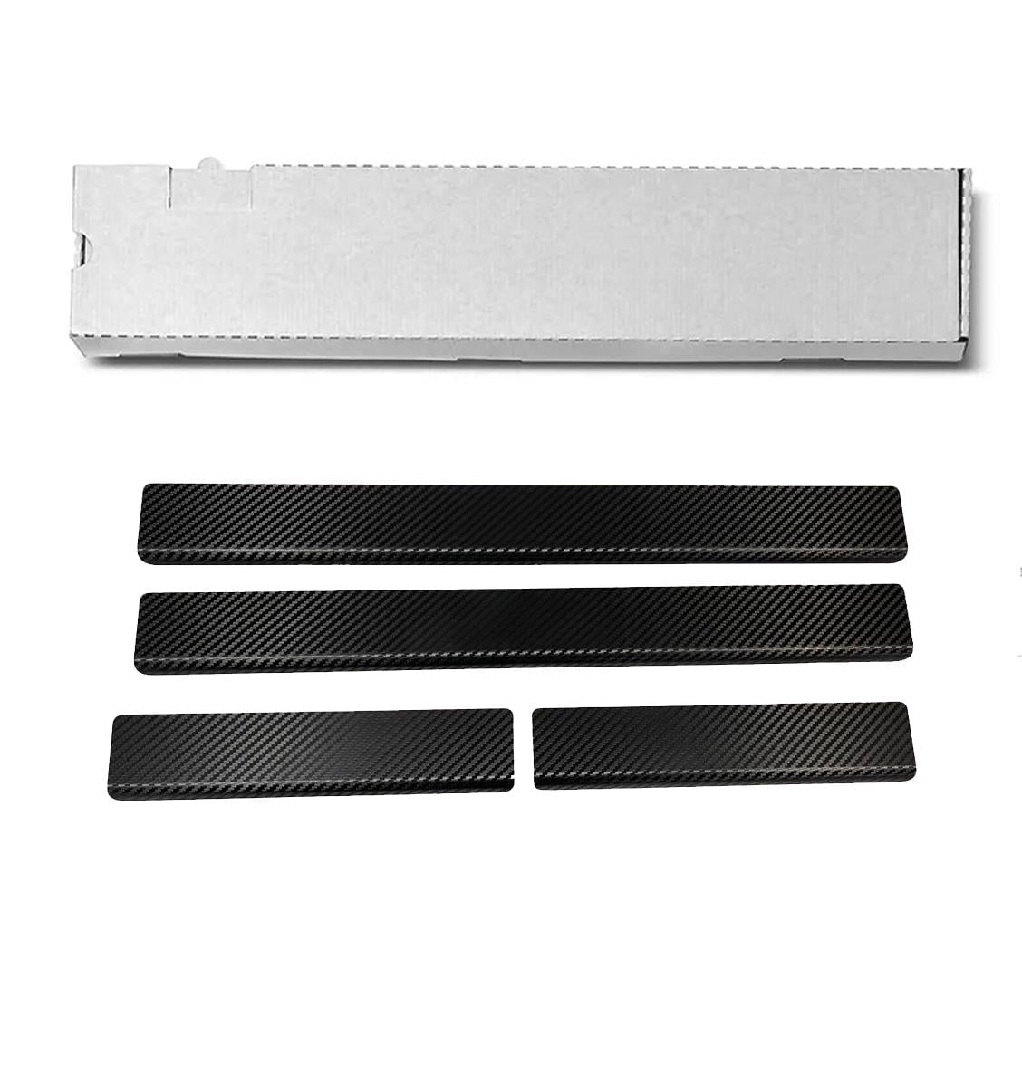 ᐉ Накладки на пороги KIA RIO III 2011-2017 внутренние 4 шт. Карбон ...