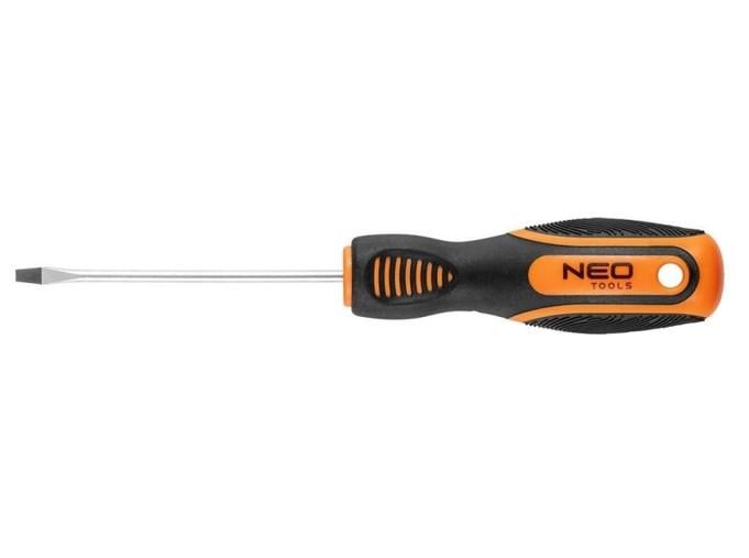 Отвертка Neo Tools 04-171 плоский шлиц 3x75 мм CrV/Slotted (10970996)