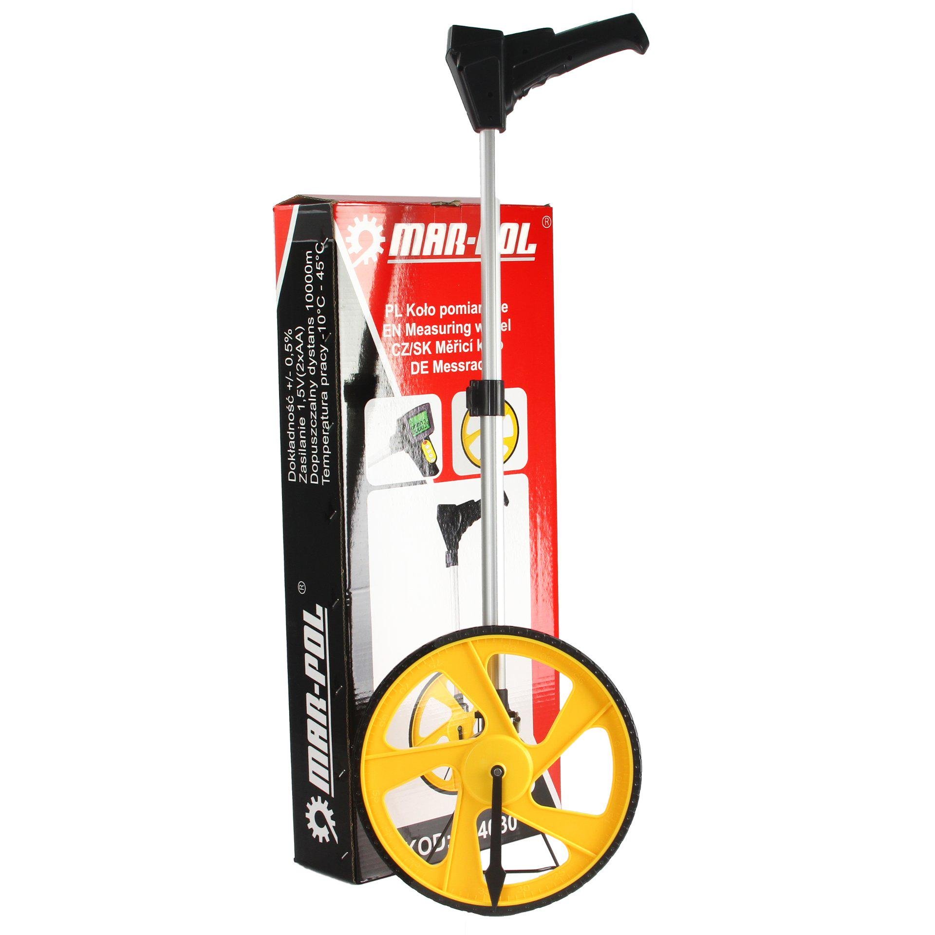 Курвиметр с цифровым Mar-Pol ЖК-дисплеем 320 мм Черно-желтый (M04030) - фото 9