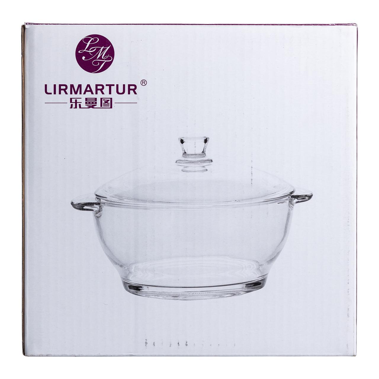 Супница с крышкой стеклянная для горячих блюд 15,5 см 1 л (5951) - фото 6 Супница с крышкой стеклянная для горячих блюд 15,5 см 1 л (5951) - фото 6