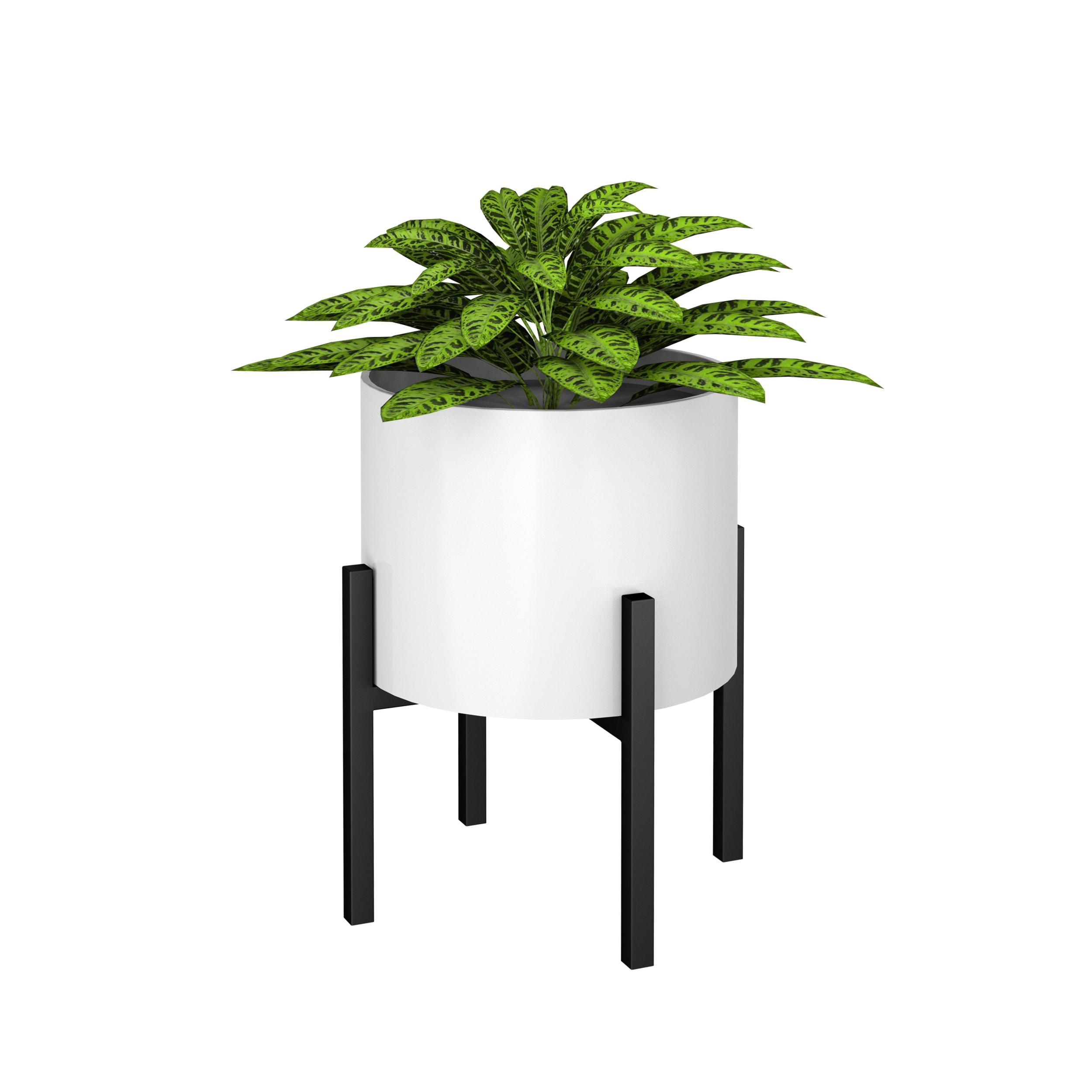 Подставка для цветов Orizon LOFT X BIG из металла 30х36х36 см Черный матированный - фото 5 Подставка для цветов Orizon LOFT X BIG из металла 30х36х36 см Черный матированный - фото 5