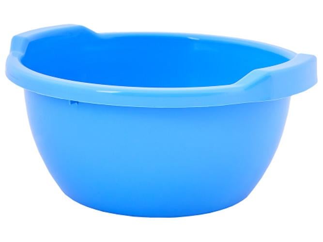 Таз круглый 24 л 50х45х22 см Голубой (MAN-22571) Таз круглый 24 л 50х45х22 см Голубой (MAN-22571)