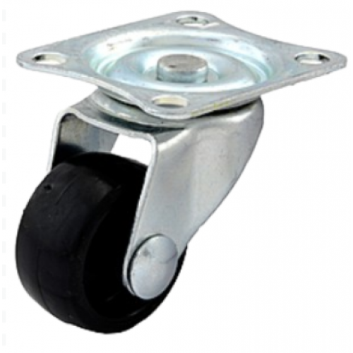 Ролик мебельный Sigma с площадкой d 25 мм Черный (714235)