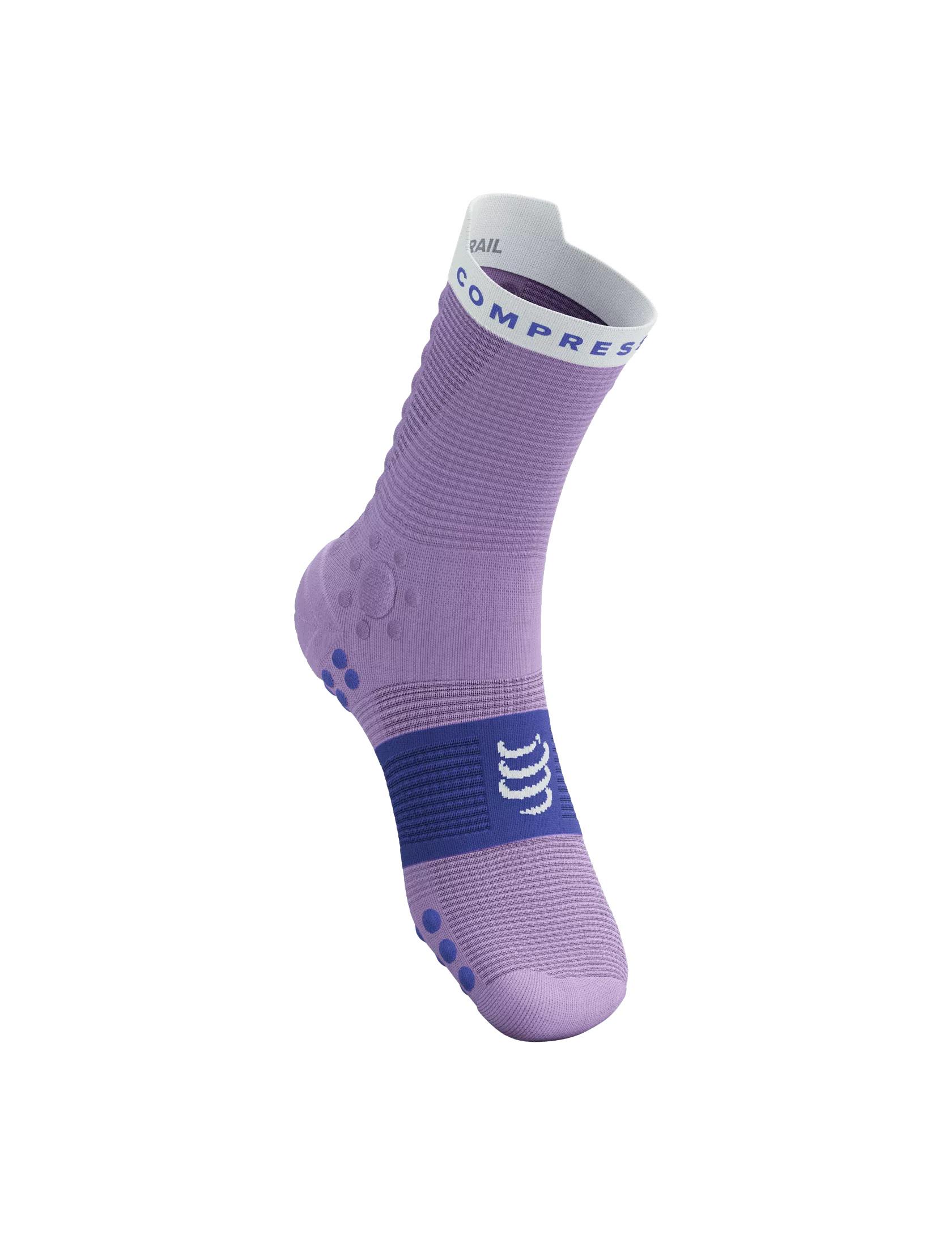 Носки Compressport Pro Racing Socks V4.0 Trail T3 Lupine/Dazz Blue (65ff2eb5) - фото 2