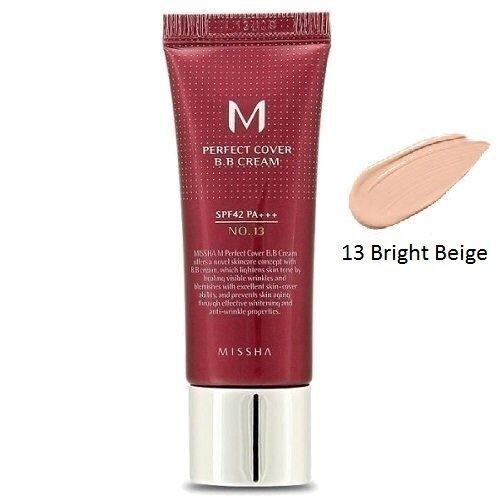 Крем ВВ идеальный Missha M Perfect Cover Blemish Balm BB Cream SPF42 PA++ 13 тон - фото 2