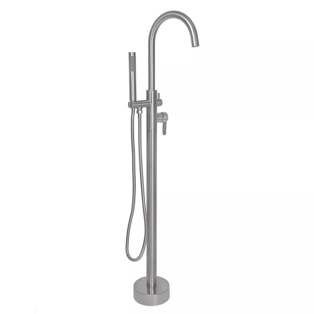 Смеситель напольный для ванны Wezer EKO19A-01 Нержавеющая сталь (SQ-1044058) Смеситель напольный для ванны Wezer EKO19A-01 Нержавеющая сталь (SQ-1044058)