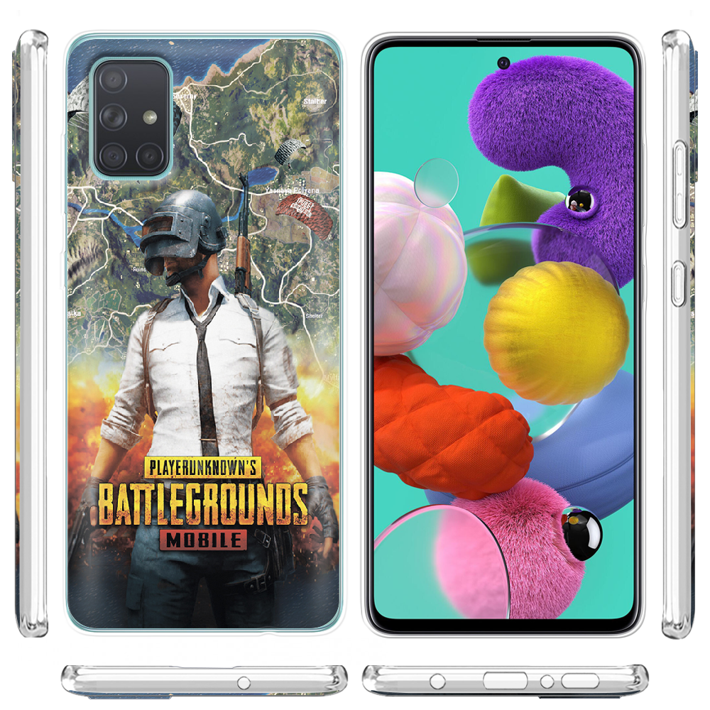 Чохол BoxFace Samsung A715 Galaxy A71 PUBG Mobile Прозорий силікон (38850-up2309-38850) - фото 3