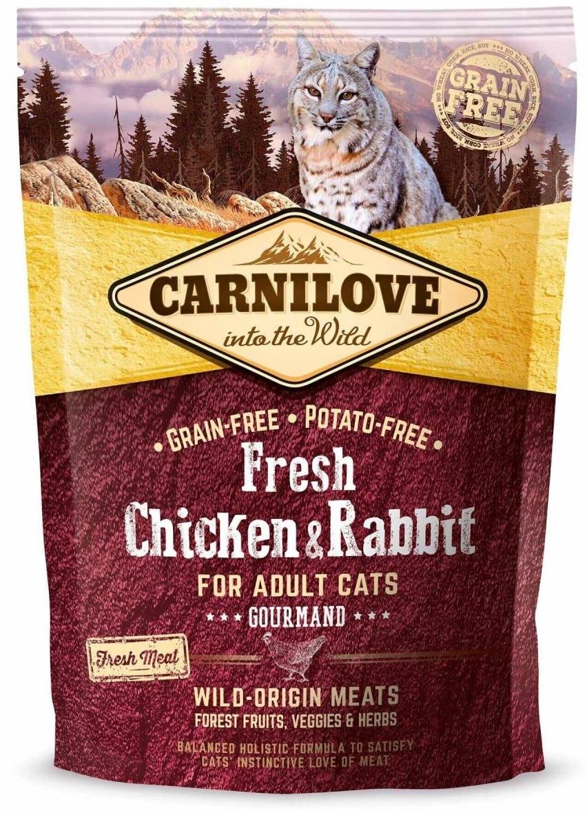 Корм беззерновой для кошек Carnilove Fresh Chicken & Rabbit 400 г (1789927844)
