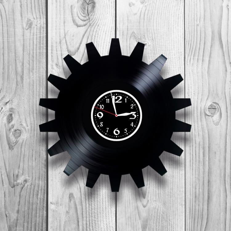 Часы настенные Птичка 0269 из виниловой пластинки
