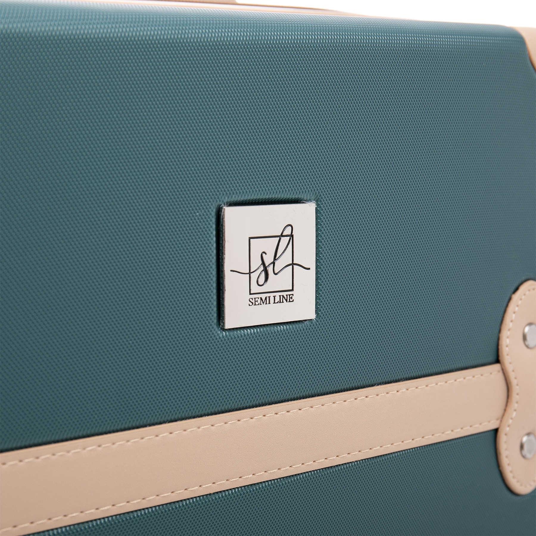 Чемодан SEMI LINE 20" S Green/Navy (T5838-2) - фото 11 Чемодан SEMI LINE 20" S Green/Navy (T5838-2) - фото 11