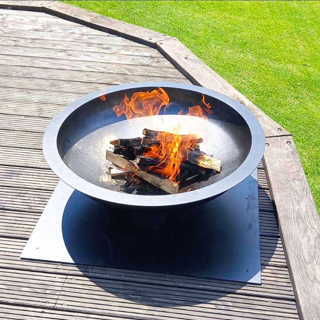 Чаша для вогню з бортиками d 95 см (32692365)