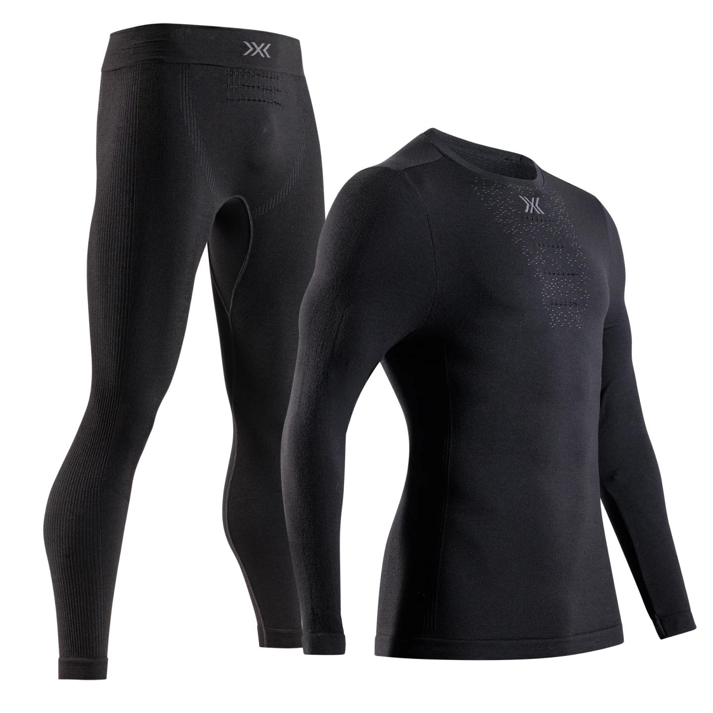Комплект термобелья мужской X-Bionic Mightywool Set VT-W106W25M+VT-WP05W25M-B120 M Black