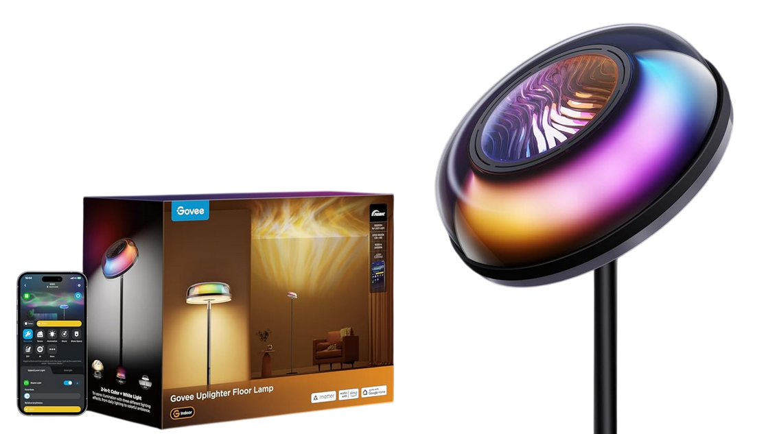Торшер Govee Uplighter RGBIC с эффектом водяных брызг (3020635685)