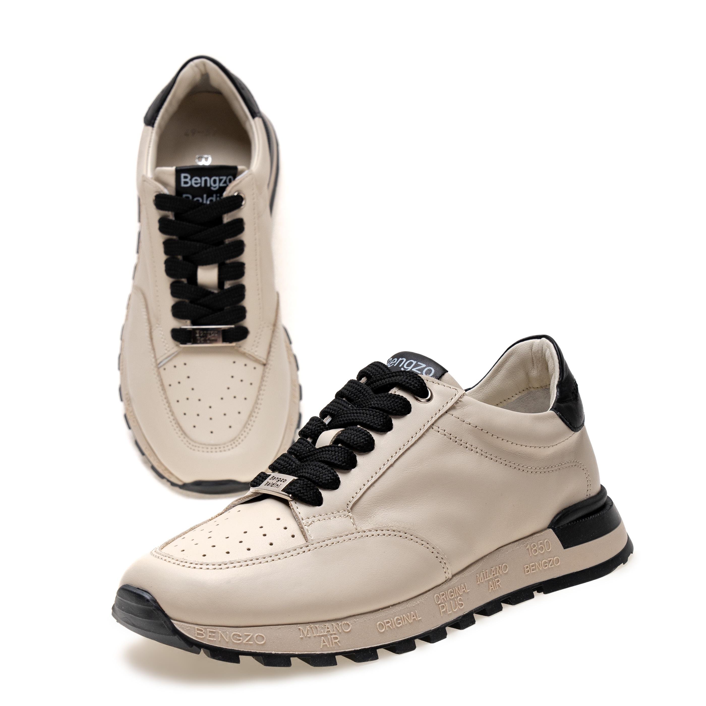 Кроссовки Bengzo Baldini 01388 р. 36 Бежевый (104362612)