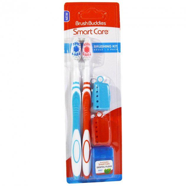 Набор для очистки зубов Brush Buddies Smart Care для взрослых 2 шт. (BBD-00396)