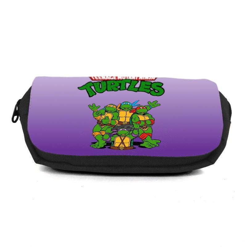 Пенал школьный Ракушки Ниндзя Ninja Turtles TMNT-0022 Черный (1529789005)