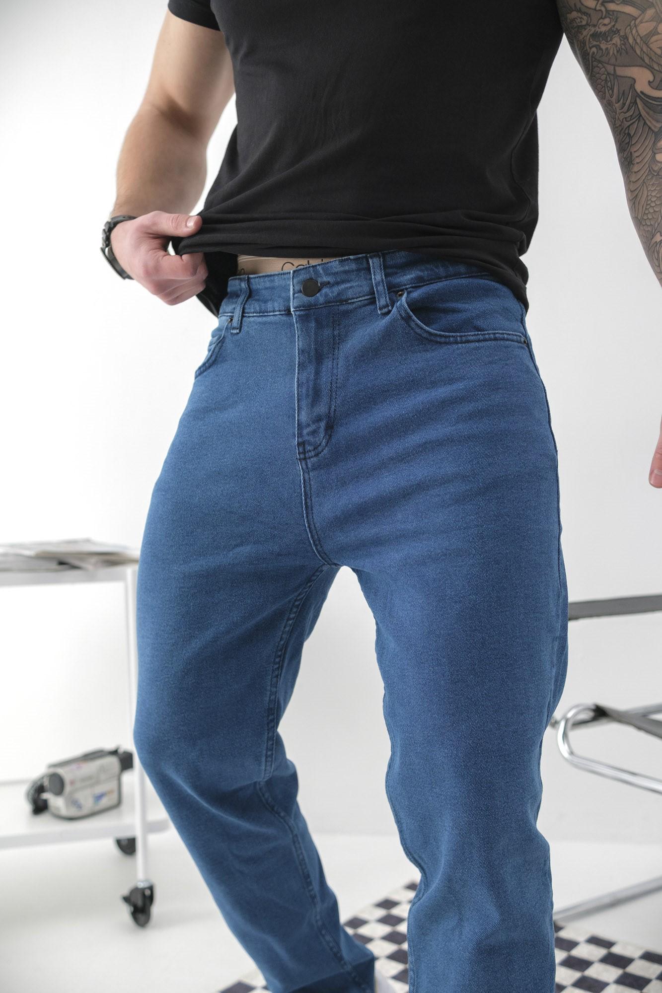 Джинси чоловічі Regular Fit Without Karma р. 30 Блакитний (308049436) - фото 5