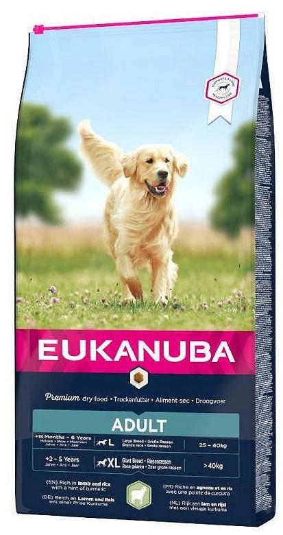 Корм сухий Eukanuba Dog Large Lamb & Rice з ягням 12 кг
