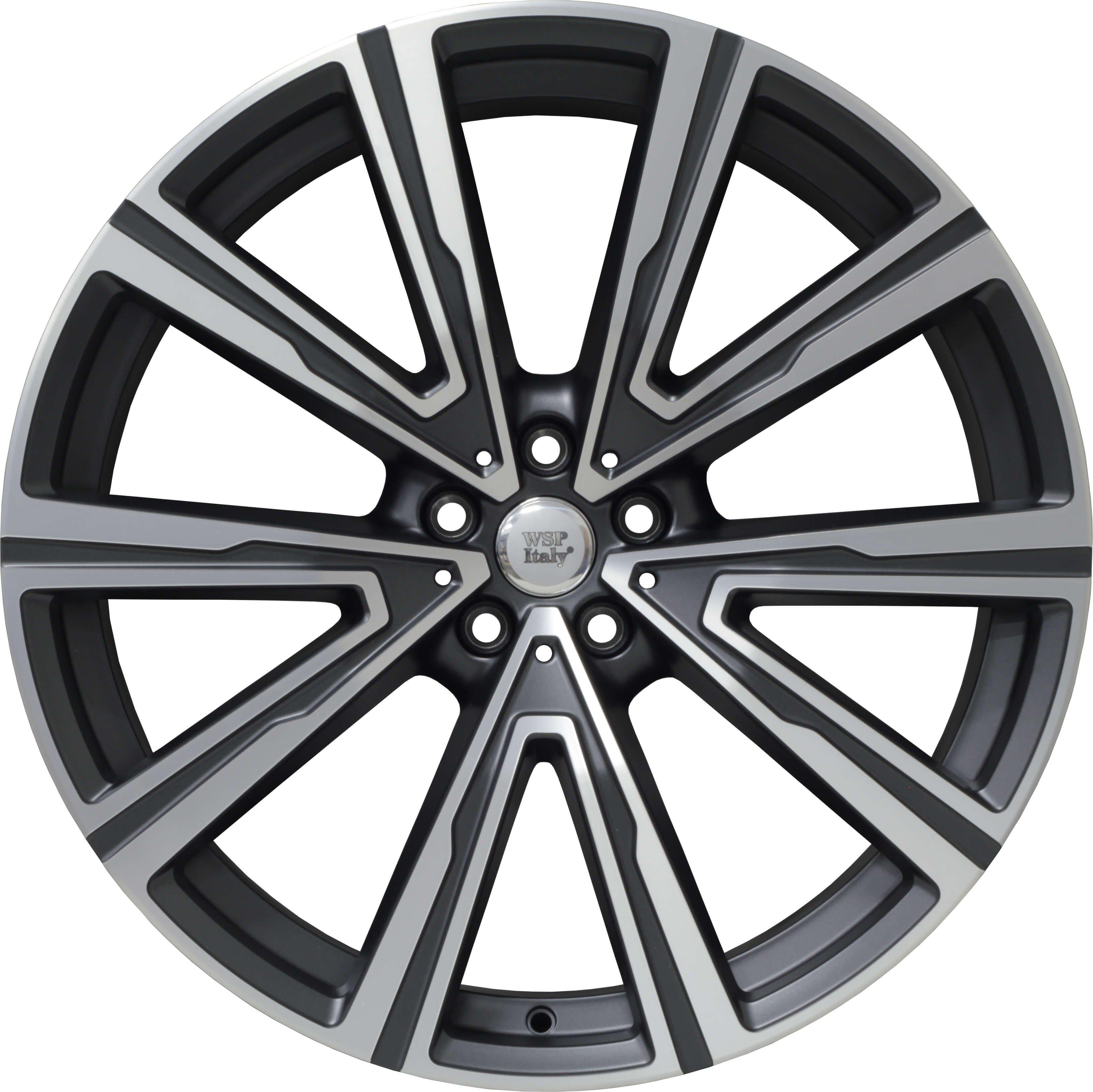 Литые диски WSP Italy BMW W686 Fire 9,5x22 5x112 ET37 DIA66,5 Matt gun metal polished