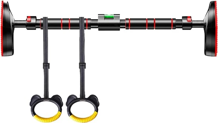 Турник для подтягивания раздвижной с кольцами 64-88 см (AND 5364)