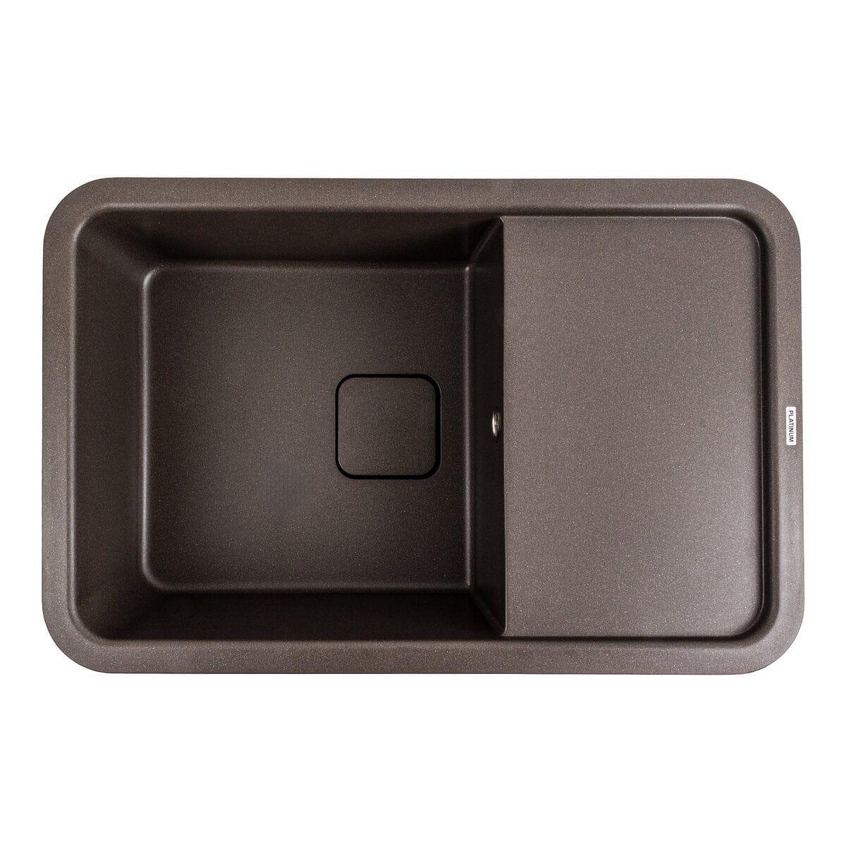 Мойка гранитная Valeso Korrado 400х500 врезная прямоугольная Сафари матовый (PLTM-SP000047370)