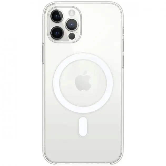 Чохол Clear Case MagSafe Simple Magnetiс для iPhone 12 Pro Max прозорий