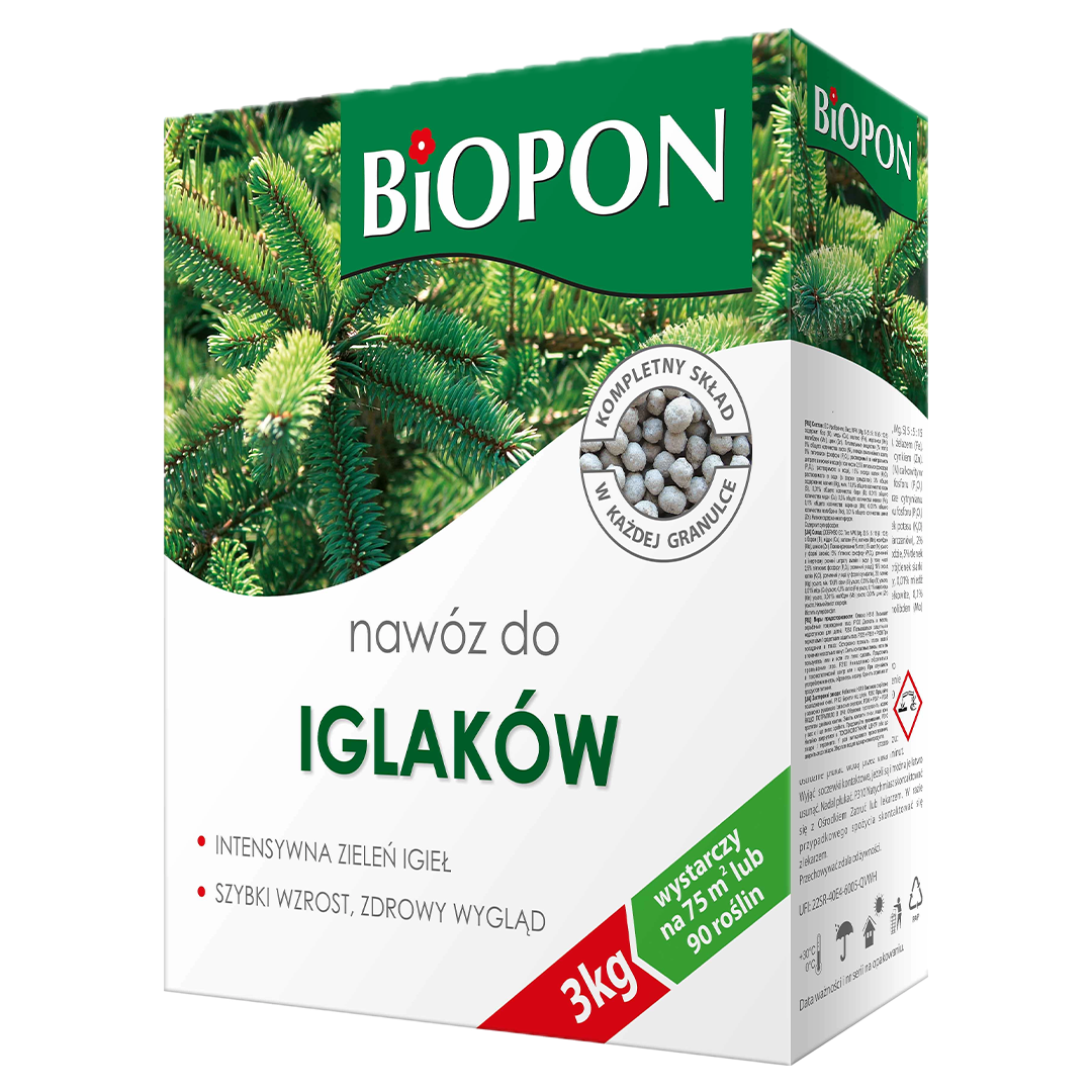 Удобрение помещенное Biopon для хвойных растений 3 кг (R50155)
