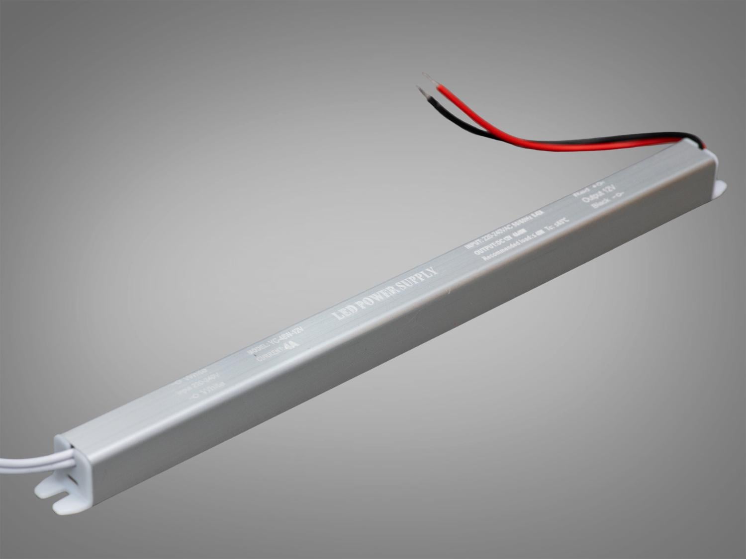 Блок питания ультратонкий 12 В 48 Вт 4А карандаш (PPF-SL-C-12v-48w)
