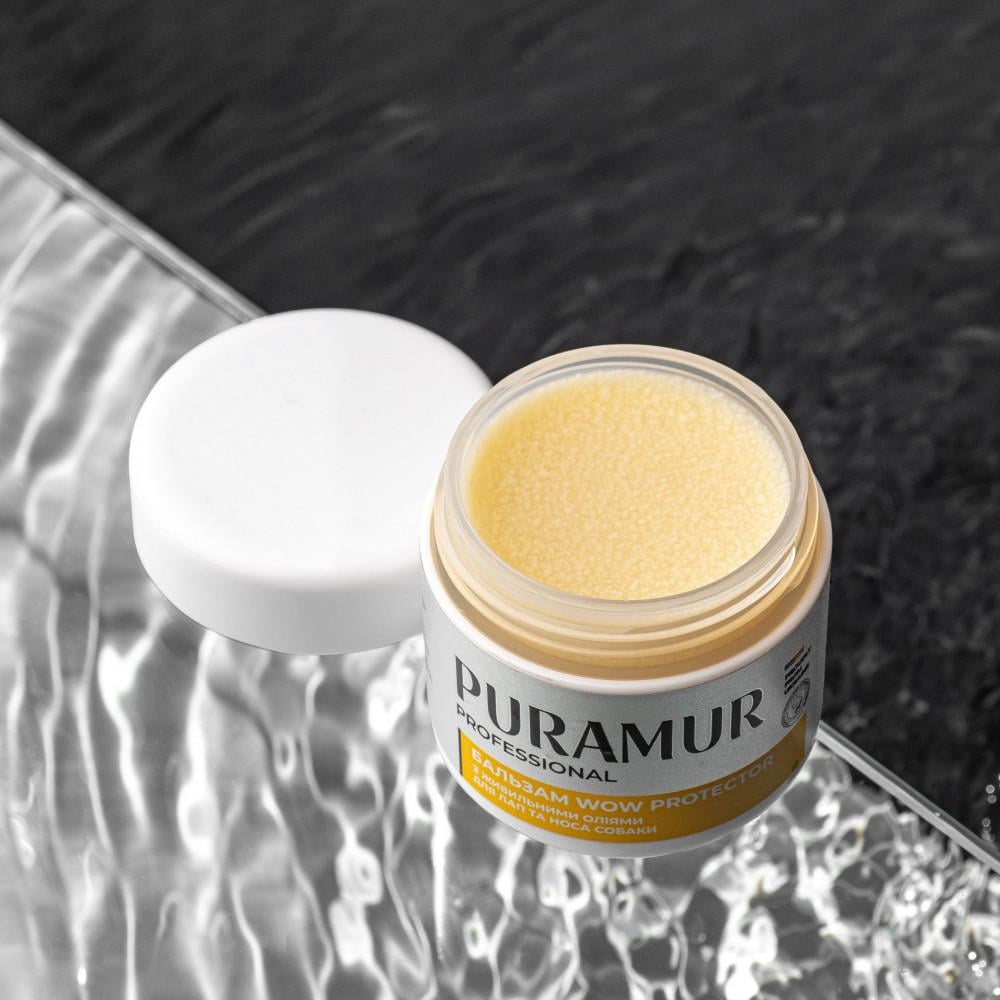 Бальзам PURAMUR Protector для лап и носа собаки с питательными маслами 50 мл - фото 4 Бальзам PURAMUR Protector для лап и носа собаки с питательными маслами 50 мл - фото 4