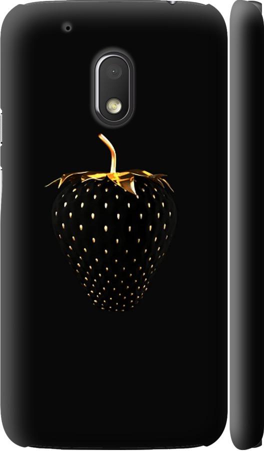 Чехол на Motorola Moto G4 Play Черная клубника (3585c-860-42517)