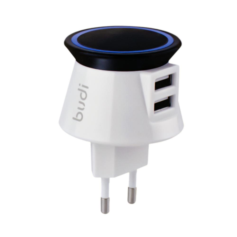 Зарядний пристрій Budi 2USB 12W 5V 2.4A M8J305Е