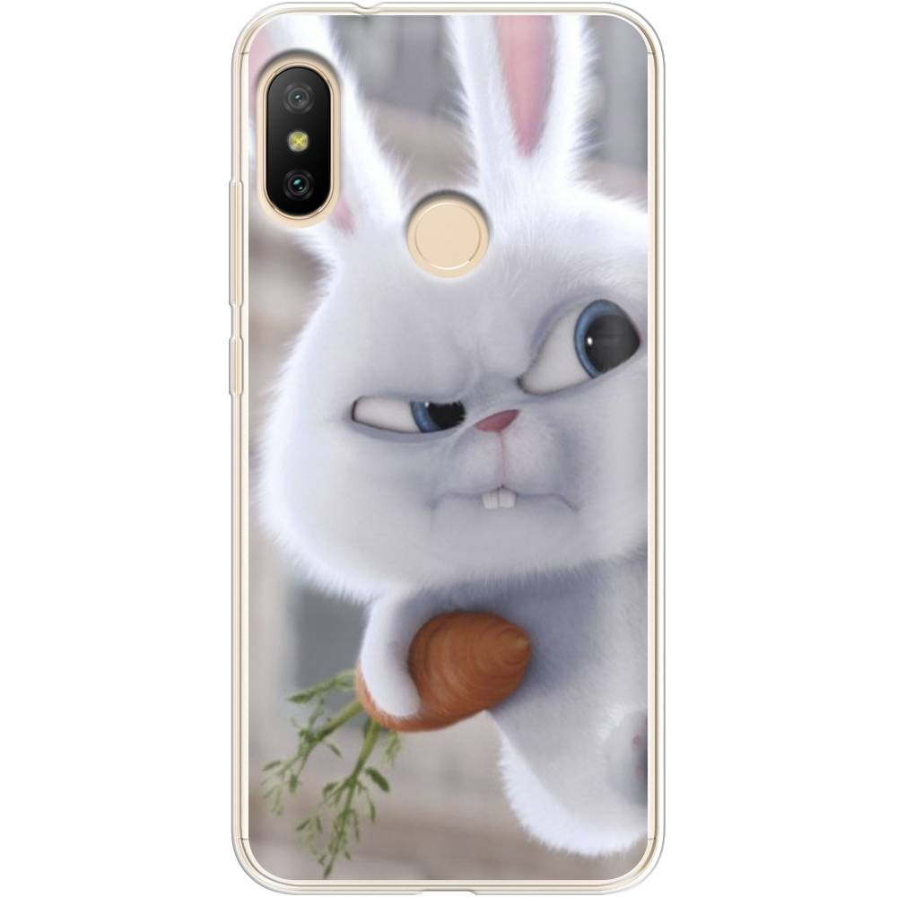 Чехол BoxFace Xiaomi Mi A2 Lite Rabbit Snowball Прозрачный силикон (34892-up1116-34892)