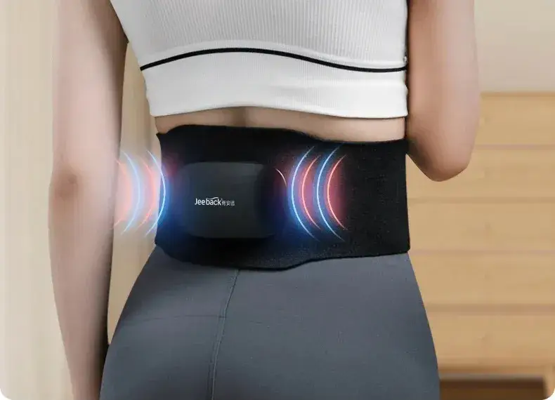 Масажер для спини Jeeback G9 Electric Waist Belt Black - фото 3
