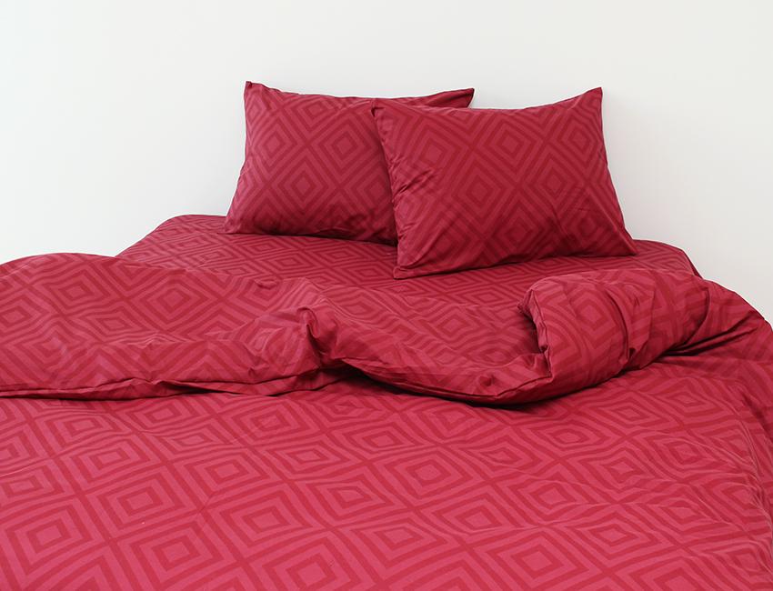 Комплект постельного белья TAGtekstil двуспальный наволочки 70x70 см (R129Red) Комплект постельного белья TAGtekstil двуспальный наволочки 70x70 см (R129Red)