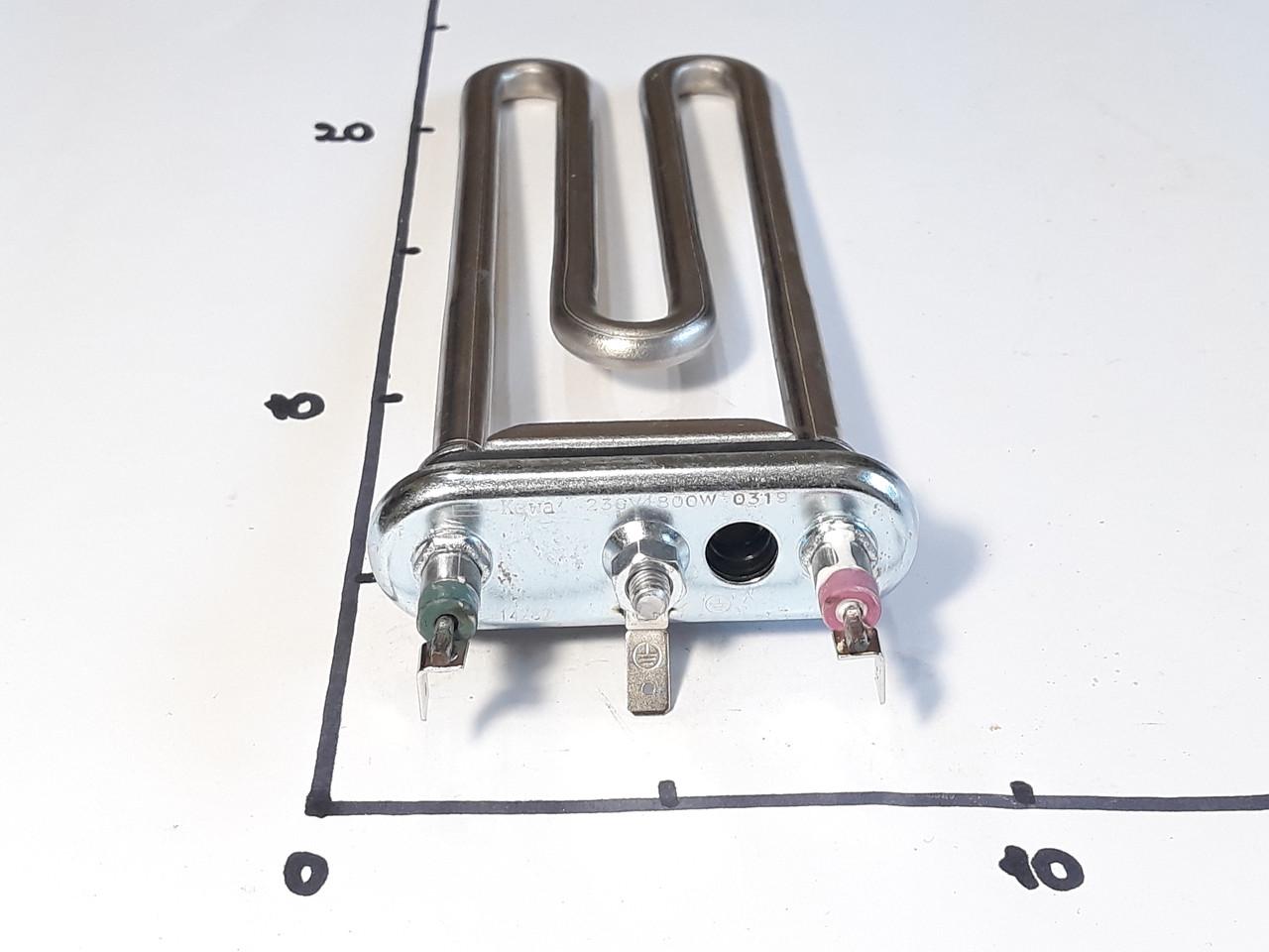 ТЭН для стиральной машины 1800w L-190 с местом под датчик (0936) - фото 3 ТЭН для стиральной машины 1800w L-190 с местом под датчик (0936) - фото 3