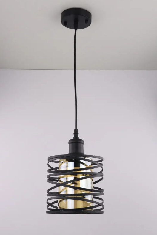 Люстра потолочная подвесная в стиле LOFT 12333/1-br Черный (NA005100)