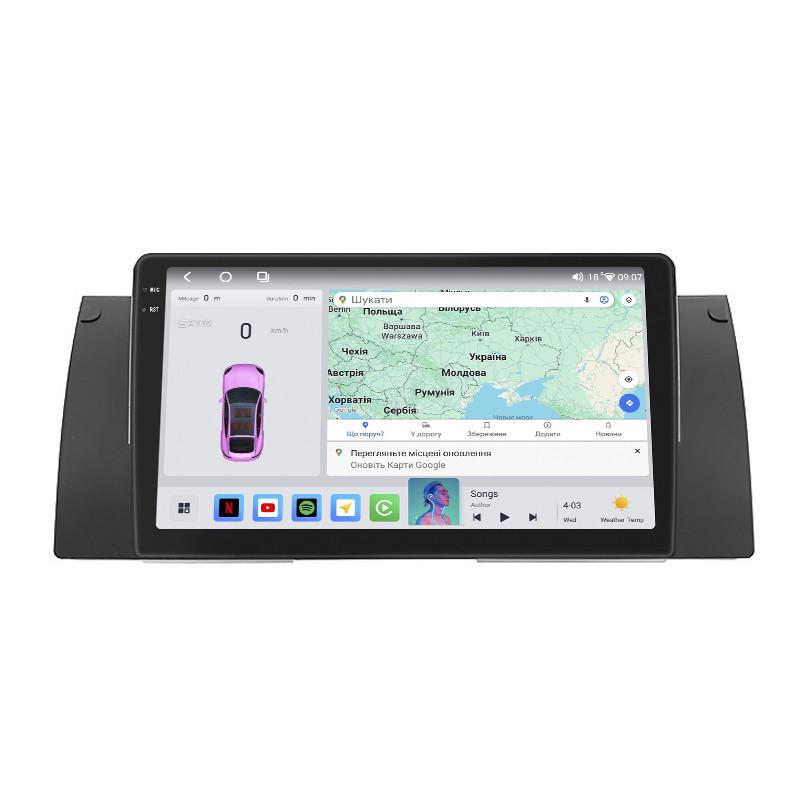 Автомагнитола штатная Lesko 4G/CarPlay/QLED/360°/GPS/Wi-Fi для BMW 5 серии IV E39 Рестайлинг 2000-2004 4/64Gb 9" (2317936578)