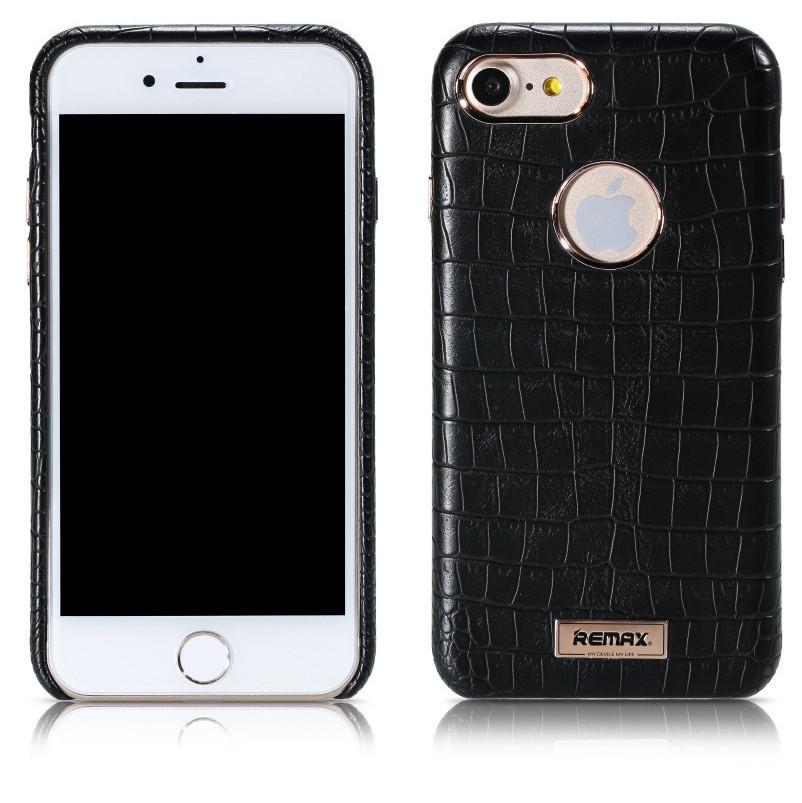 Кожаный чехол-накладка ехол-накладка Remax Maso Series for iPhone 7/8/SE 2020, Black