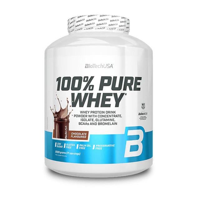 Протеин сывороточный BioTech 100% Pure Whey 2 кг Шоколад