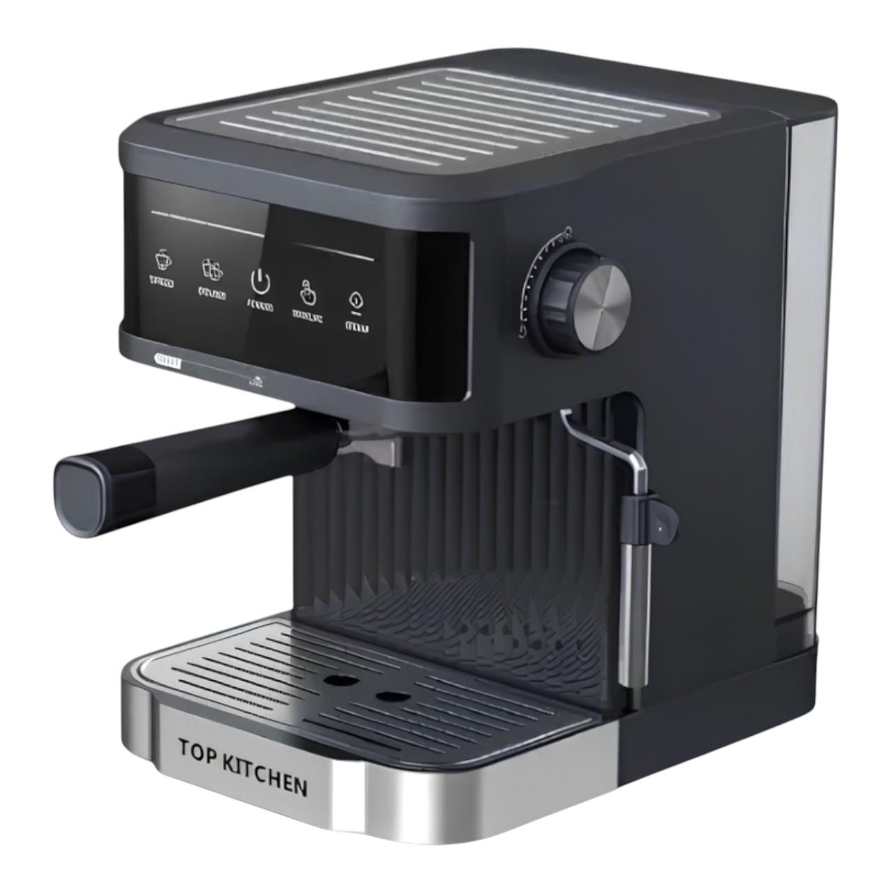 Кавоварка еспресо Top Kitchen TК00216 з регульованою подачею пари та подвійним фільтром 1500 Вт 1,8 л (є300)