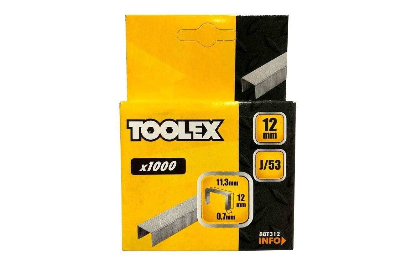 Скоба Toolex 12x0,7x11,3 мм 1000 шт. (88T312)