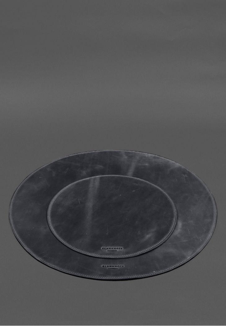 Набор настольный из натуральной кожи 1.2 Crazy Horse Синий (A-028805) - фото 4 Набор настольный из натуральной кожи 1.2 Crazy Horse Синий (A-028805) - фото 4