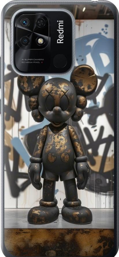 Чехол на Xiaomi Redmi 10C Bronze kaws v2 (6098u-2591-42517)