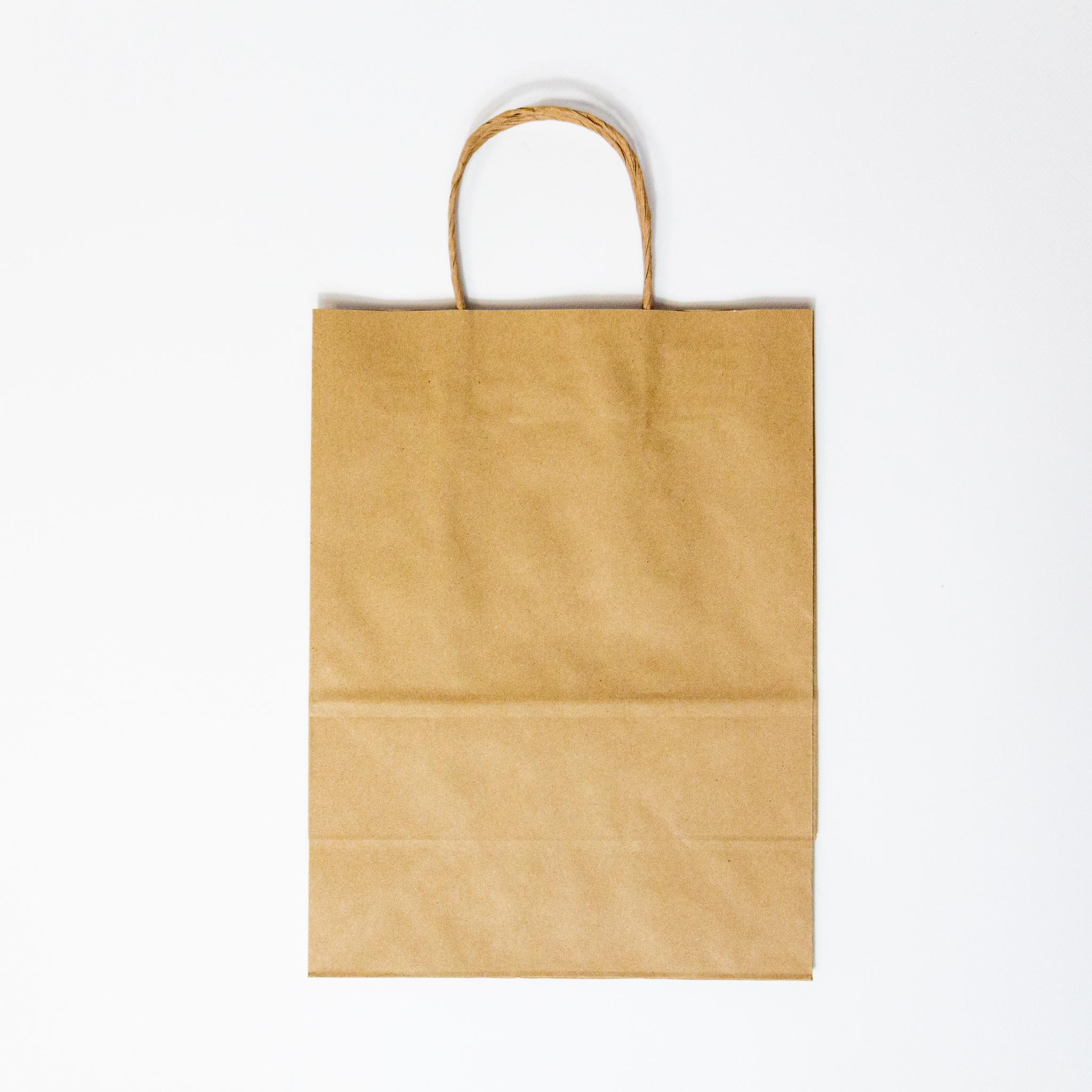 Пакет бумажный крафт с витыми ручками 220х120х290 мм 50 шт. - фото 3 Пакет бумажный крафт с витыми ручками 220х120х290 мм 50 шт. - фото 3