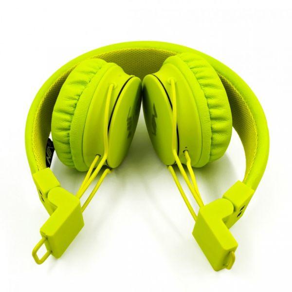 Навушники накладні NIA X2 Bluetooth-стерео Light Green (15757)