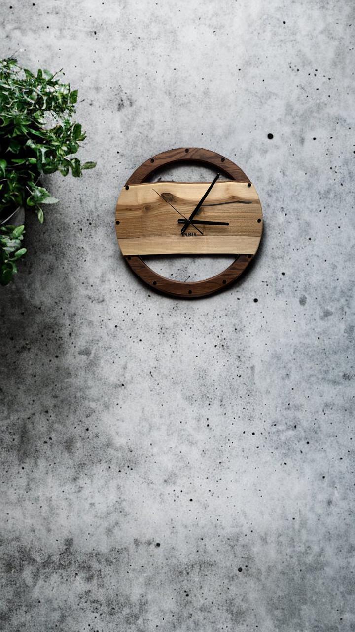 Часы настенные moon nut деревянные 40 см - фото 2 Часы настенные moon nut деревянные 40 см - фото 2